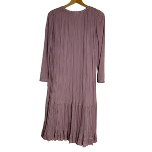 Kingvin Vintage 7 Polyester Accordion Dress Formal High Neck Shift‎ S thumbnail 2