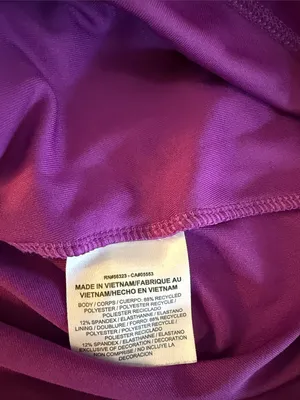 Nike Purple V-Notch Performance Tank thumbnail 6
