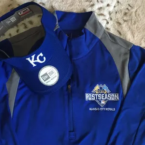 Antigua Kansas City Royals post season jacket thumbnail 1
