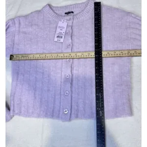 Wild Fable Women’s Pink Soft Button Down Cardigan Cuffed Sleeve Womens Size Xxs thumbnail 3