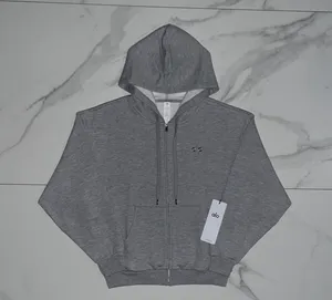 Alo Yoga Athletic Full-Zip Everyday Hoodie Heather Grey XS thumbnail 1