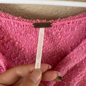 Free people pink hoodie sweater thumbnail 4