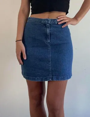 The Limited Denim Mini Skirt 90s Size 4 thumbnail 1