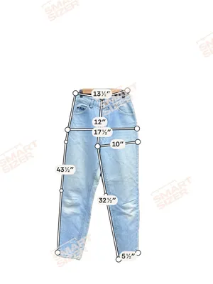 Vintage Lee Women’s High-Rise Mom Jeans Light Wash Tapered Leg 27x32 thumbnail 11