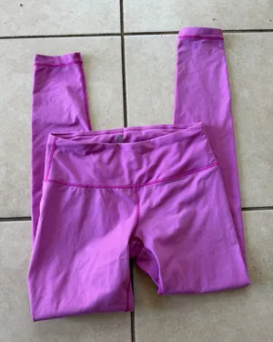 90 Degree by Reflex Pink High-Waisted Athletic Workout Leggings- Size Small thumbnail 1