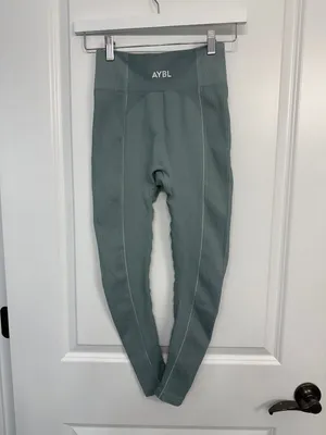 AYBL Reflex Seamless High Rise Leggings Teal Green S thumbnail 5