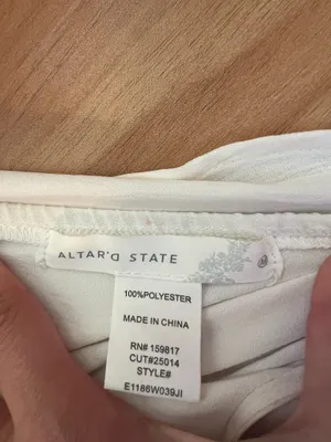 Altar'd State White 3-tier Dress thumbnail 3