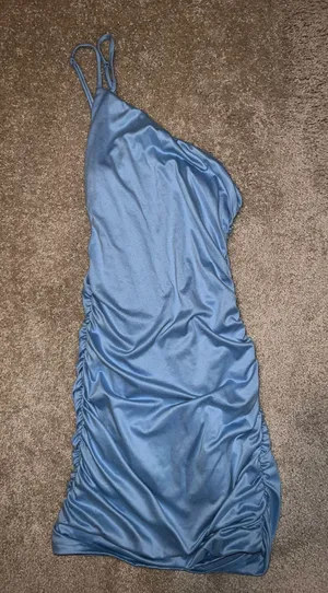 Altar'd State Baby Blue Dress thumbnail 1
