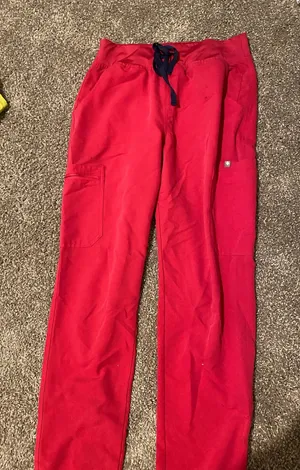 Pink FIGS Scrub Pants thumbnail 1