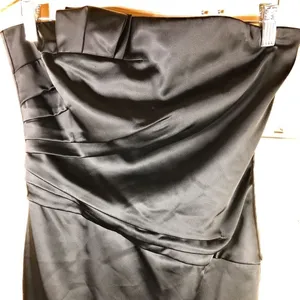 White House Black Market Black Strapless Dress thumbnail 4