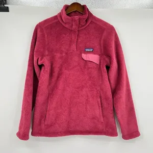 PATAGONIA Synchilla Retool Snap-T Pullover magenta / pink pockets size medium thumbnail 2