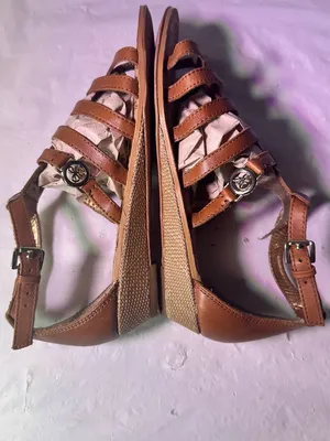 Sam Edelman Tan Leather Strappy Sandals thumbnail 5