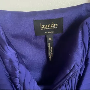 Laundry By Shelli Segal Vibrant Purple Strapless‎ Mini Dress thumbnail 3