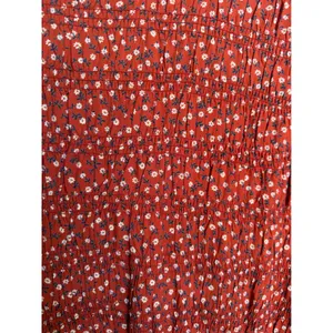 Madewell Red Floral Challis Button-Front Mini Dress in Tiny‎ Daisy Size 1X NWT thumbnail 8