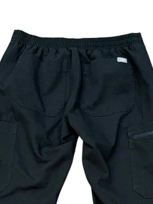 FIGS Yola High Rise Scrub Pants Black XS/P Nurse Healthcare Hospital Uniform thumbnail 4