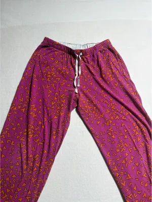 DKNY Women's Small Pink and Orange Heart Print Pajama Set thumbnail 8