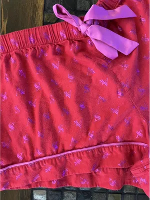 Vintage Y2K McBling Coquette Sparkly Victoria’s Secret Pajama Shorts size medium thumbnail 2
