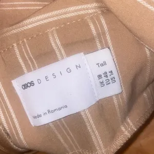 ASOS Design cutout striped tan/white jumpsuit size‎ 14 TALL thumbnail 7