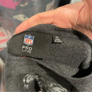 Cute Miami Dolphins NFL metallic logo charcoal gray sweater thumbnail 3