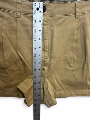 J.Crew Pleated Heritage Chino Shorts Women’s 8 Khaki 3” Inseam Stretch NWT thumbnail 5