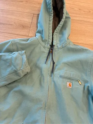 Carhartt Women’s Sierra Sherpa Lined Jacket Seaglass Blue Size XL (16-18) thumbnail 2