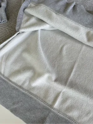 Aerie Heather Gray Oversized Crewneck Tunic Sweatshirt Size Medium thumbnail 8