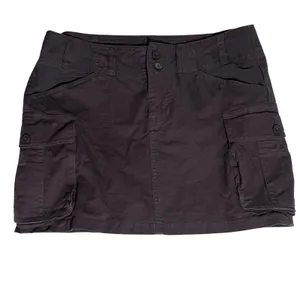 Brandy Melville Cargo Mini Skirt Brown Cotton Utility‎ One Size thumbnail 3