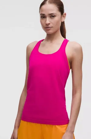 Lululemon Swiftly Tech Raceback Pink Performance Tank Top, size 4 athletic gym thumbnail 1