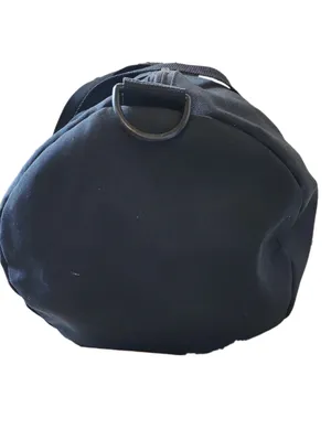 Abercrombie & Fitch Large Black Tote Shopping Travel Duffle Bag with Logo 20" thumbnail 4