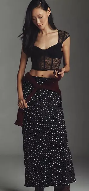 NWT Anthropologie LyreBird Lace Corset Top | Romantic Feminine Blouse thumbnail 1