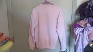NIKE pullover sweatshirt sweater in pink. Tags have been removed but this fits like a small. thumbnail 5