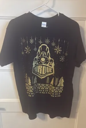 Gildan Purdue university holiday tee thumbnail 1