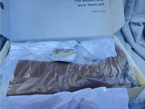 Anne Klein Perfektion Snip Toe Knee High Taupe Boots Heeled Size 6 new in box thumbnail 5
