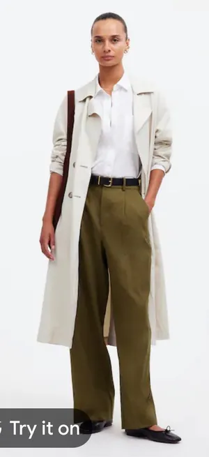 Madewell‎ Slouchy Straight Pants Size 4 thumbnail 1