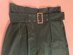 H&M High-Waisted Green Trousers – NWOT thumbnail 8