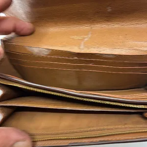 Coach Continental Flap Brown Signature Canvas Wallet thumbnail 6