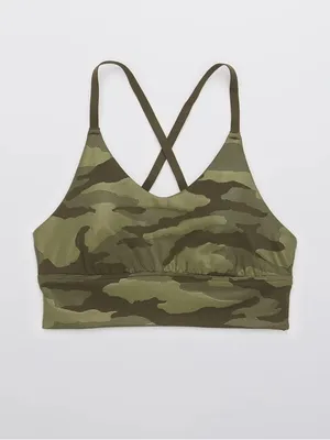 Offline Arie Olive Camo Strappy Sports Bralette - Women Intimates NWOT thumbnail 4