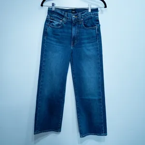Edwin Anthropologie Bengal Blue Marli Wide Leg Ankle Jeans Size 24 NWT thumbnail 2