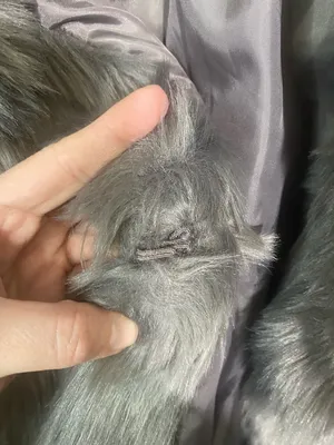 Forever 21 Exclusive Faux Fur Gray Women's Jacket thumbnail 4
