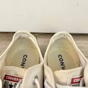 Converse Women's White Low Top Sneakers Size 6.5 thumbnail 4