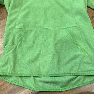 The North Face Woman’s Kelly Green Logo Fleece Half Zip Neck Top Jacket S thumbnail 4