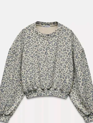 ZARA sweatshirt and sweat pants worn once. Size small thumbnail 3