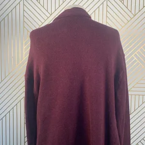 CAbi Port Wine‎ Fringe Wrap Cardigan Sweater thumbnail 11