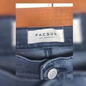 Pacsun grey jean jeggings thumbnail 4