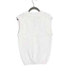 Aritzia‎ Sunday Best Wyatt White Sweater Vest Size XS Cotton Blend thumbnail 5