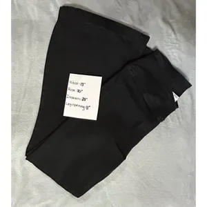 Free People We The Free Black Flare Pants Crossover V-Waist Bell Bottom Jeans 26 thumbnail 3