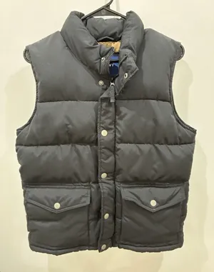 Old Navy Puffer Vest Womens Small Black Utility Gorpcore Grunge Hiker Frost Free thumbnail 1