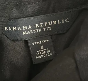 Banana Republic Women’s Martin Fit Stretch Wool Blend Black Office Trousers thumbnail 5