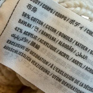 Abercrombie & Fitch Cream Thick Cableknit Sweater Pullover Chunky Cozy Sz Small thumbnail 12