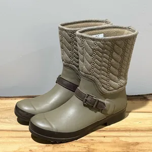Sperry Women’s Walker Fog Rain‎ Boot Taupe Rope Size 10 B103 thumbnail 2